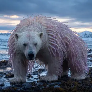 Polar bear + Sea anemone